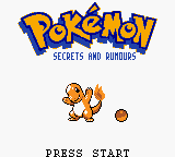 Pokemon - Secrets and Rumours (2012 Demo) Title Screen